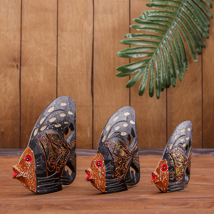 Набор сувенирный "Королевские рыбки" 14х8х10 см