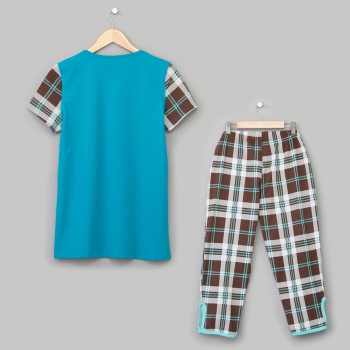 Комплект женский (футболка, бриджи) КФБ 208 цвет МИКС, р-р 44