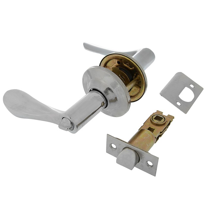 Защелка ЗВ3-03, м/к, фиксатор, цвет хром