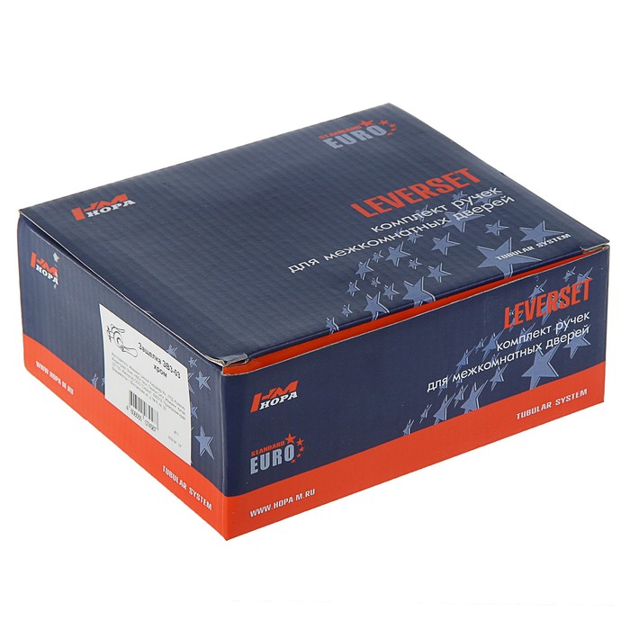 Защелка ЗВ3-03, м/к, фиксатор, цвет хром