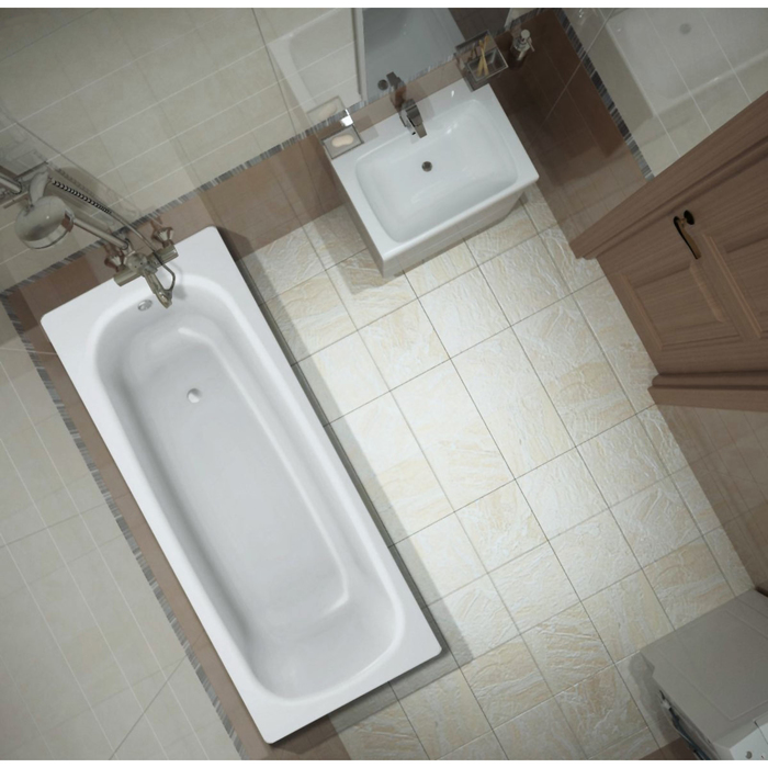 Ванна стальная BLB Universal HG 170х70 см, 3,5 мм, без отверстия для ручек