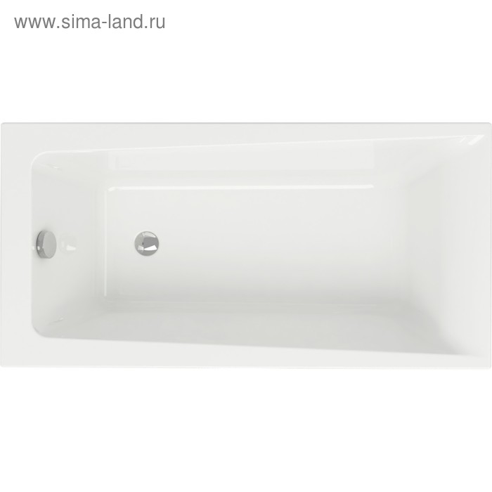 Ванна акриловая Cersanit Lorena 140x70 см, цвет белый ванна акриловая cersanit santana 140x70 цвет белый
