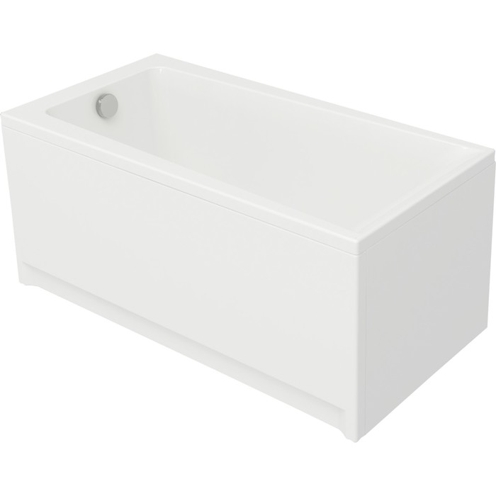 Ванна акриловая Cersanit Lorena 140x70 см, без ножек, цвет белый