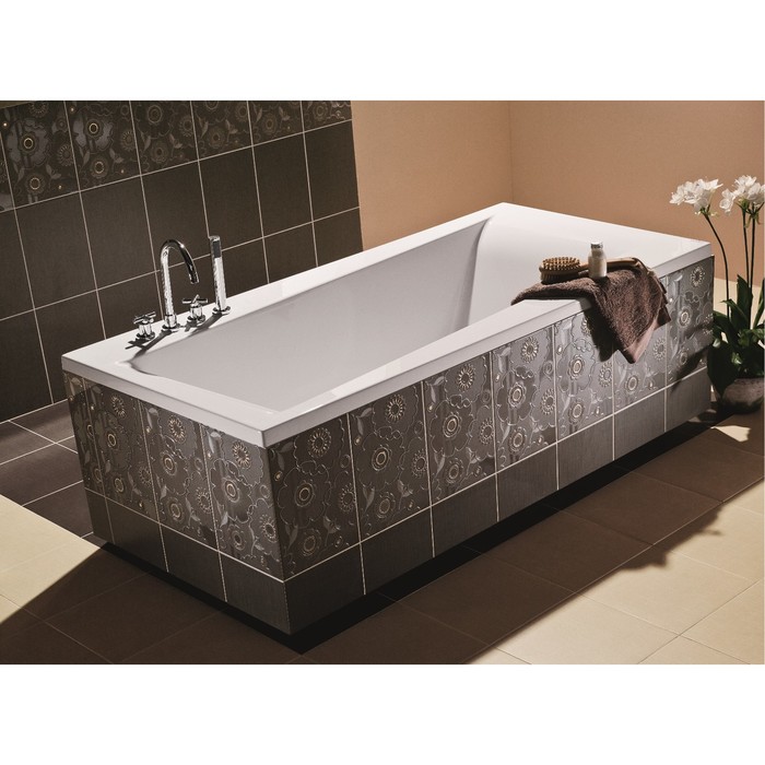Ванна акриловая Cersanit Lorena 140x70 см, без ножек, цвет белый
