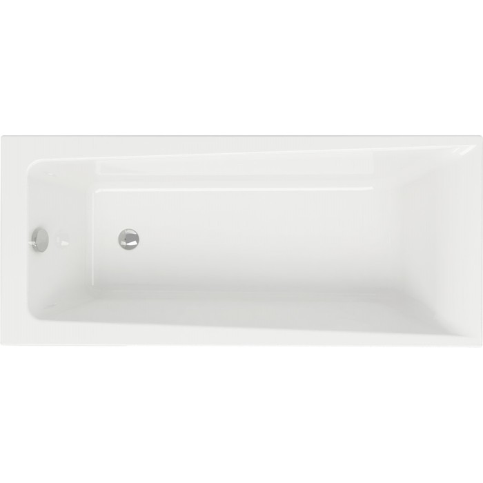 Ванна акриловая Cersanit Lorena 160x70 см, без ножек, цвет белый