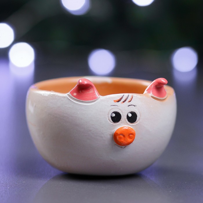 Солонка "Хрюша", серия "Забава", 0.15 л, микс