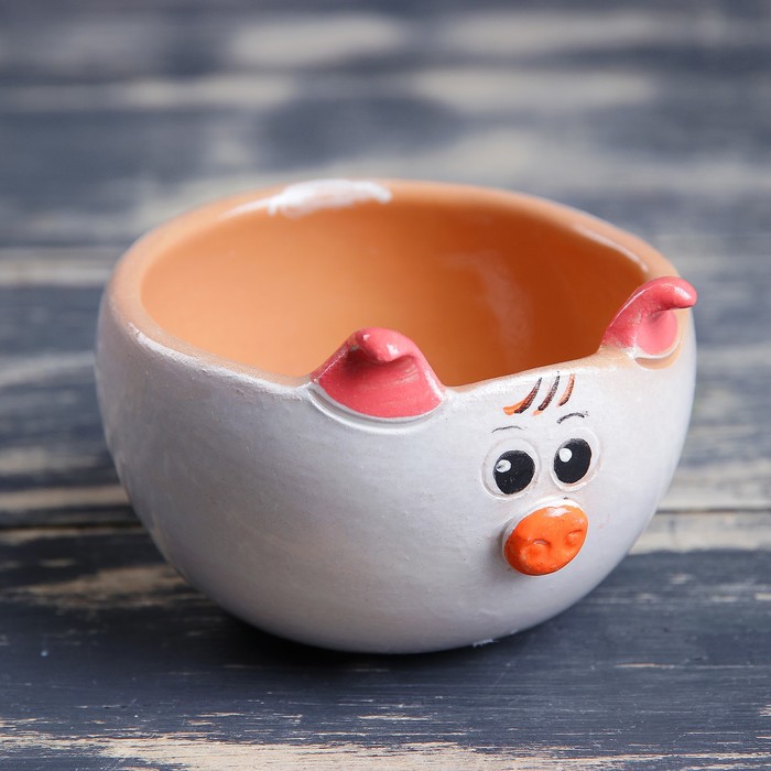 Солонка "Хрюша", серия "Забава", 0.15 л, микс