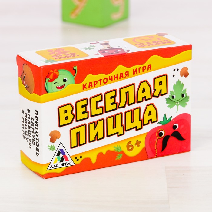 Настольная игра карточная "Веселая пицца"
