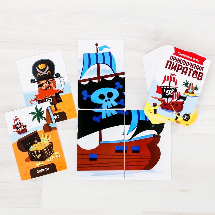 Настольная игра карточная "Приключения пиратов"