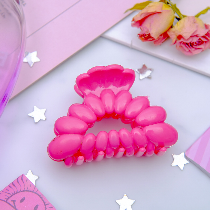 Краб для волос "Яркий" 5,8 см, овалы, микс