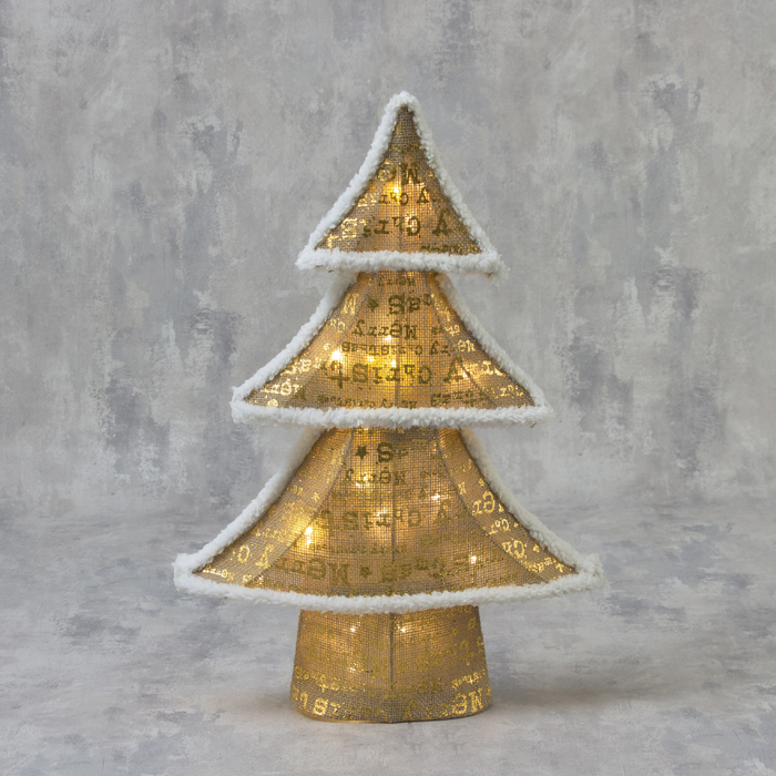 Фигура ткань "Ёлка" 50 см, 30 LED, 220 В