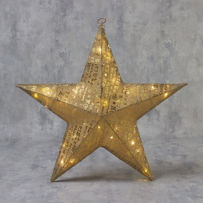Фигура ткань "Звезда" 60 см, 30 LED, 220 В