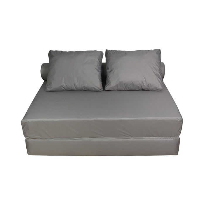 Диван-кровать, размер 140х200 см, серый