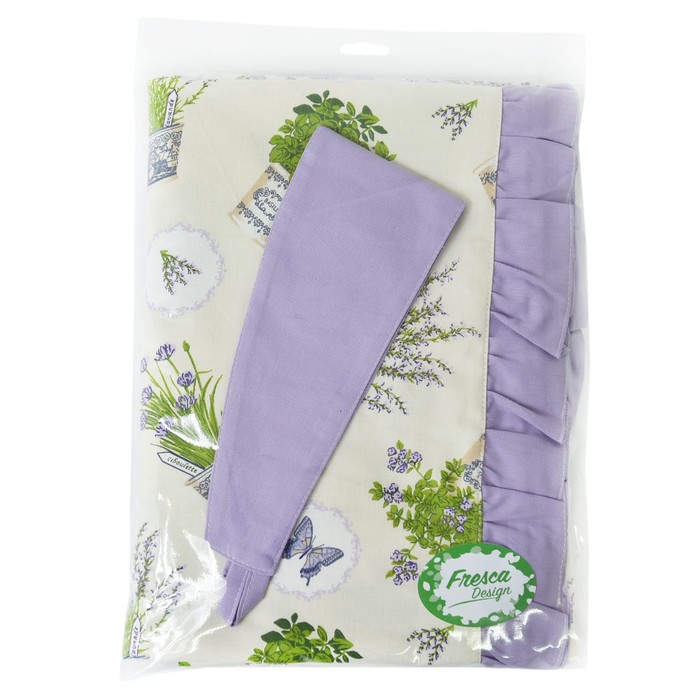 Комплект штор с рюшами "Лаванда", размер 145х270 см-2 шт.