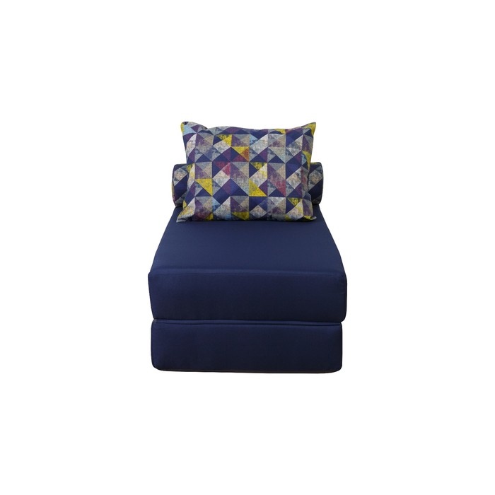 Кресло-кровать, размер 70х200 см,  тёмно-синий