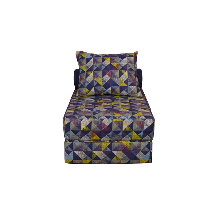 Кресло-кровать, размер 70х200 см, тёмно-синий/разноцветный
