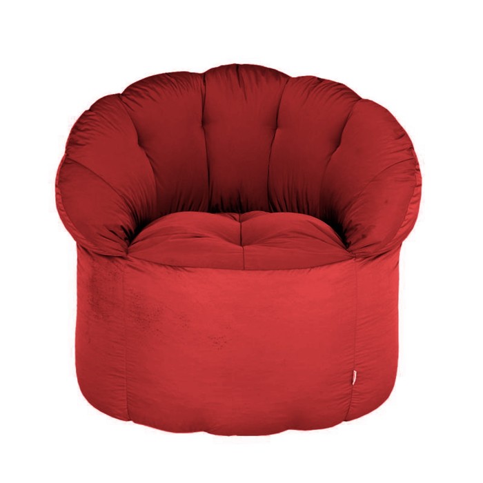 Кресло-пуф уличное, размер 65х70х80 см, цвет бордовый