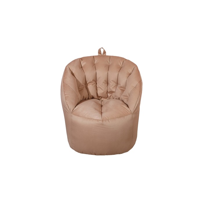 Кресло-пуф, размер 91х85х91 см, бежевый