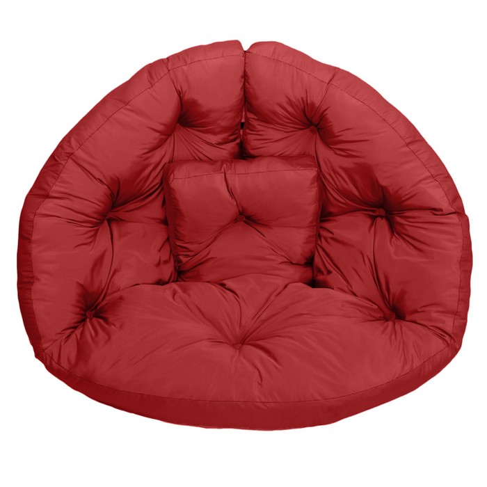 Кресло-футон, размер 200х100х10 см, бордовый