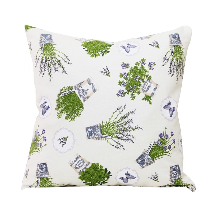 Подушка декоративная "Лаванда", размер 45х45 см