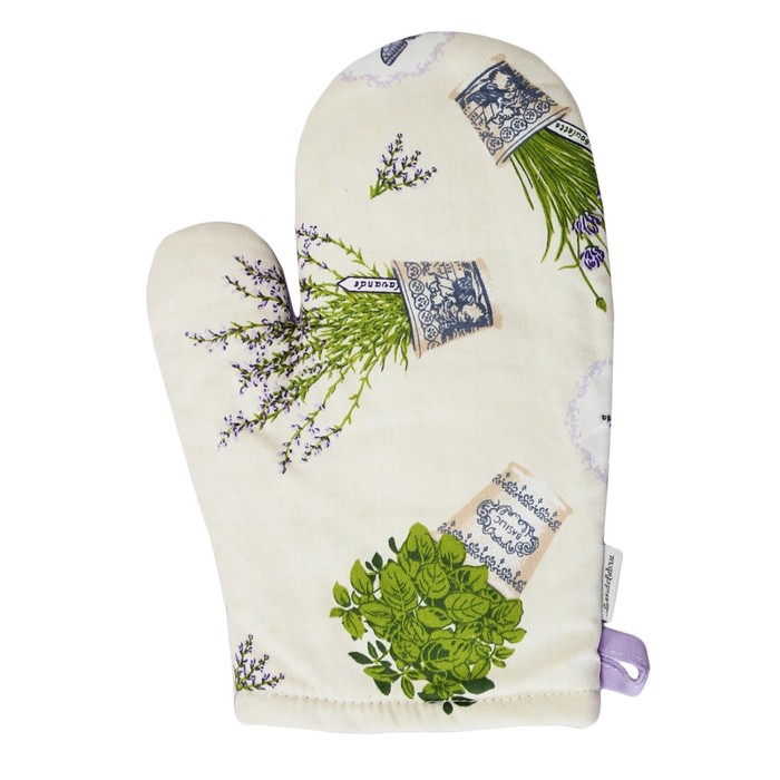 Прихватка-рукавица "Лаванда", размер 14х28 см