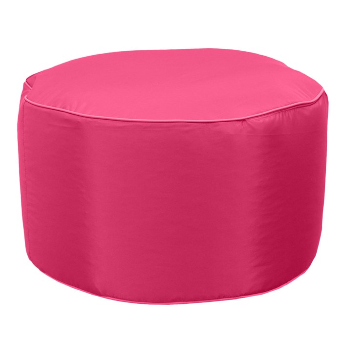 Пуф круглый, размер 30х55 см, розовый