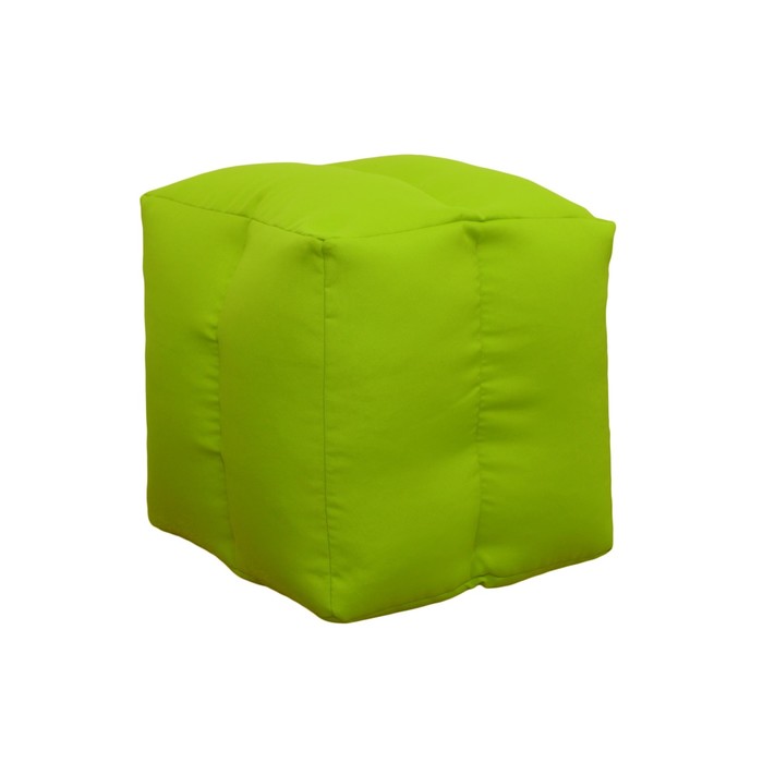 Пуф-аэрокуб, размер 35х35х35 см, салатовый
