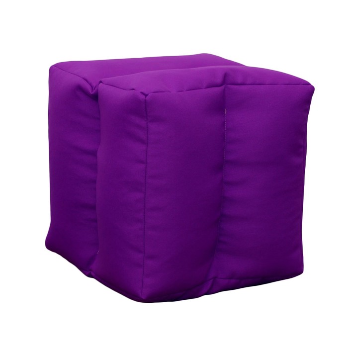Пуф-аэрокуб, размер 45х45х45 см, фиолетовый