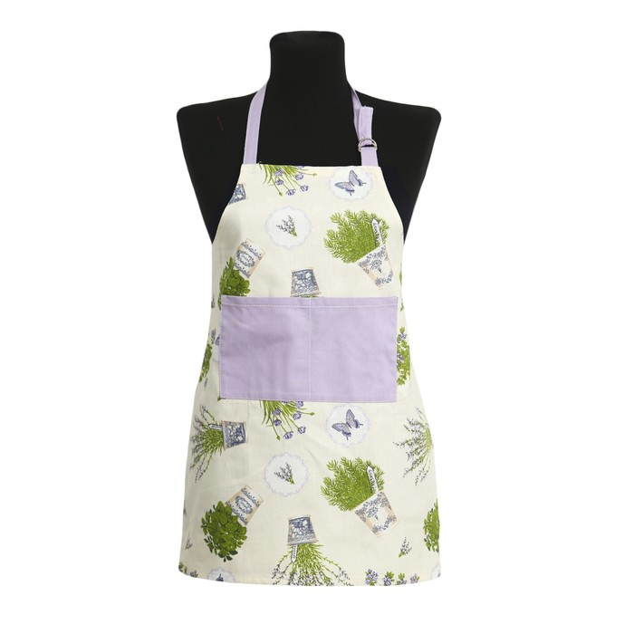 Фартук детский прямой "Лаванда", размер 55х44 см