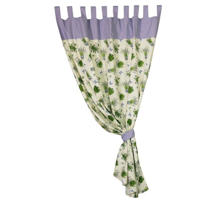 Штора "Лаванда" на петлях, размер 140х188 см-1 шт.