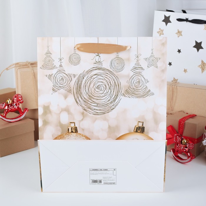 Пакет ламинированный, люкс, 33 х 45,7 х 10,2 см