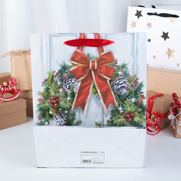 Пакет ламинированный, люкс, 26 х 32,4 х 12,7 см