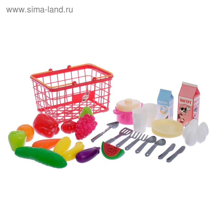 фото Набор продуктов в корзине «пикник», микс orion toys