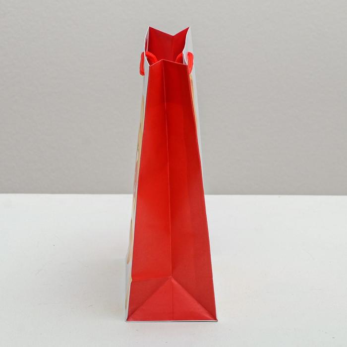 Пакет ламинированный вертикальный «Теплые объятья», 18 × 23 × 8 см