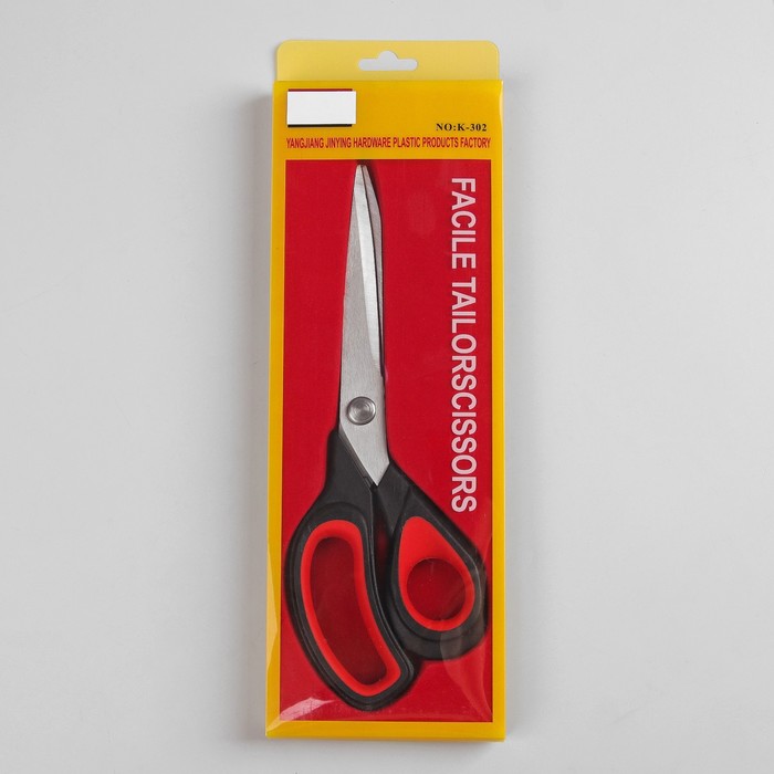 Ножницы закройные, пластиковые кольца, 24см