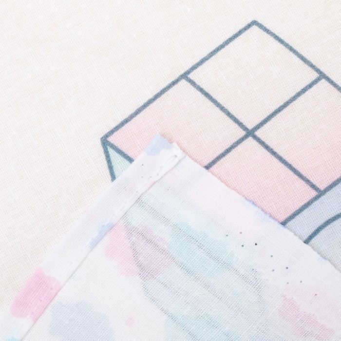 К-т в кровать Игрушки 6пр., голубой, бязь/аэрофайбер, 120г/м, хл100%