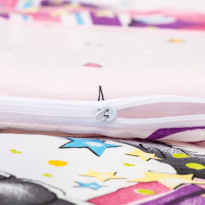 К-т в кровать Счастливчик 6пр., голубой, бязь/аэрофайбер, 120г/м, хл100%