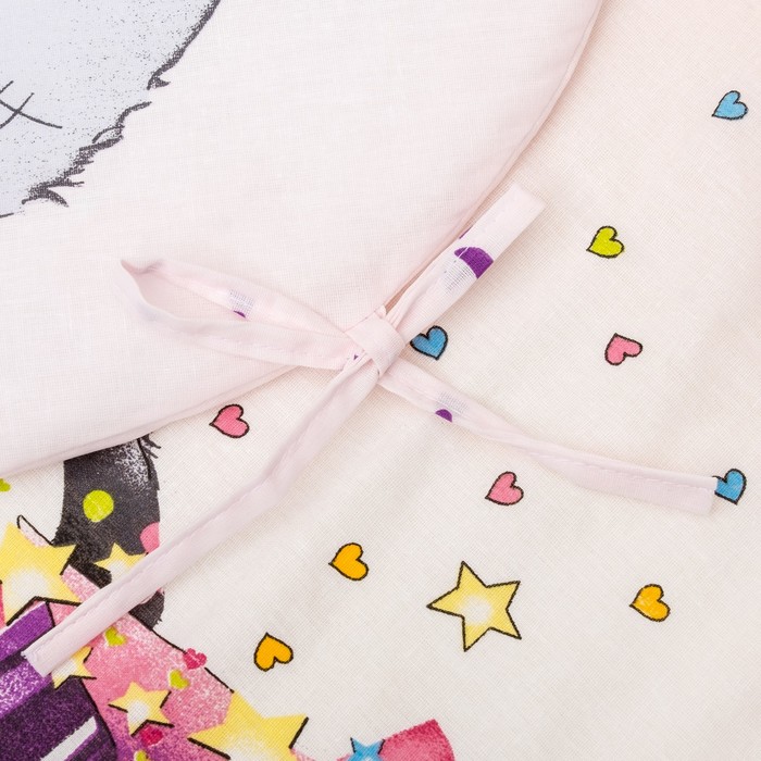 К-т в кровать Счастливчик 6пр., голубой, бязь/аэрофайбер, 120г/м, хл100%