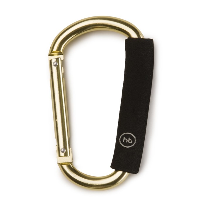 Карабин металлический для сумок на коляску Happy Baby CARABINE, (нагрузки до 15 кг)