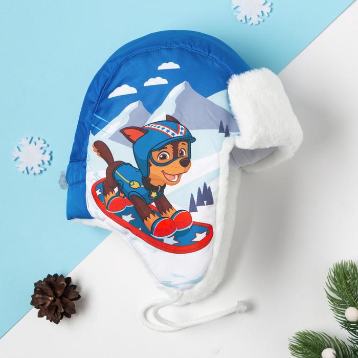 Шапка зимняя PAW PATROL "Гончик" р-р 52