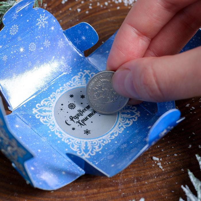 Свеча с пожеланием «Орнаментальная», 4,5 х 4,5 х 2,8 см