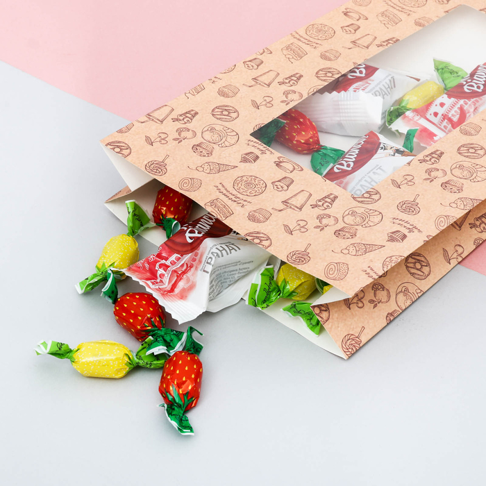 Пакетик подарочный «Хорошего настроения», 16 х 30 х 6 см