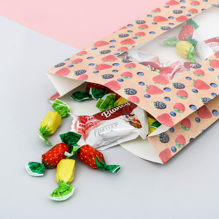 Пакетик подарочный «Много поводов для счастья», 16 х 30 х 6 см