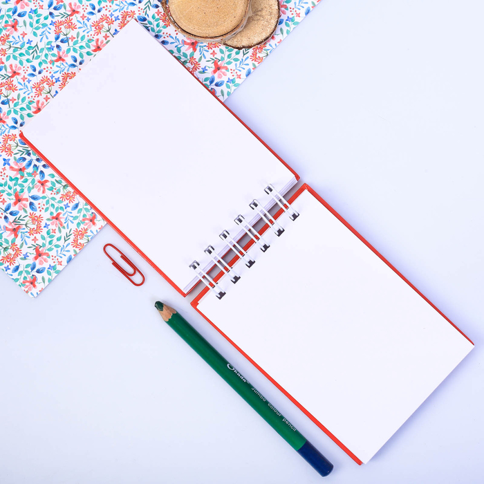 Скетчбук "Боброго дня", твёрдая обложка, А6, 80 листов