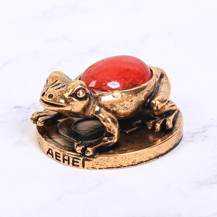 Фигурка с камнем "Денег", лягушка 3 х 2,5 см