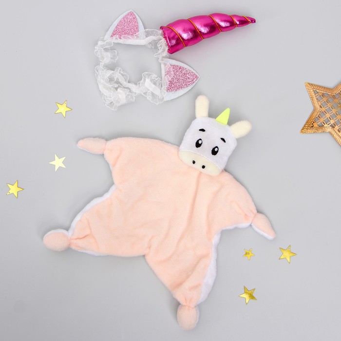 Подарочный набор "Единорог" (комфортер+ повязка)