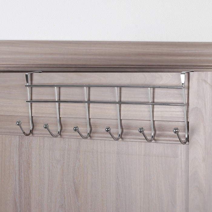 Вешалка надверная, 6 крючков