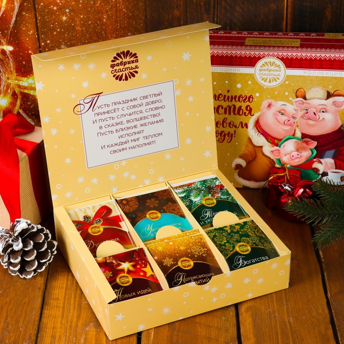 Новогодняя коллекция чая, 30 пакетиков "Семейного счастья"