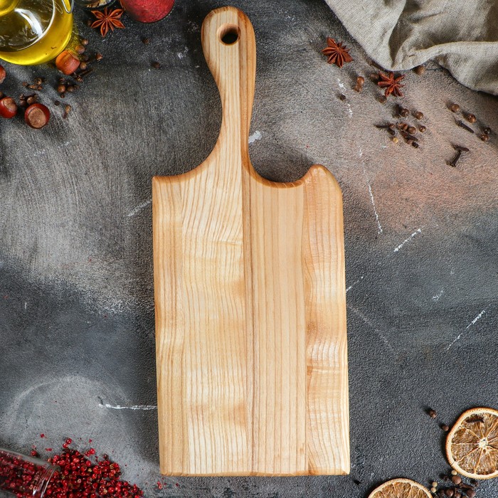 Доска авторская для подачи "Мюнкер", массив ясеня, 37 х 15