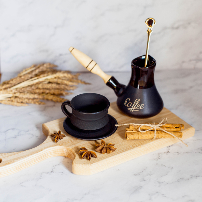 Доска авторская для подачи "Мюнкер", массив ясеня, 37 х 15